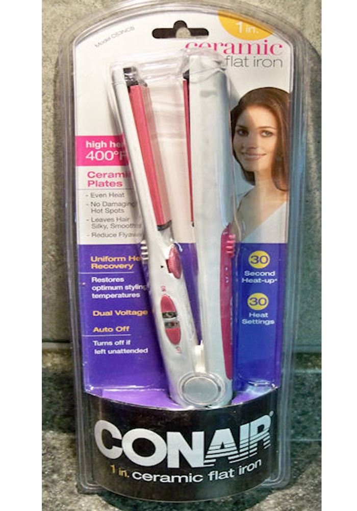 Conair CS3NCS 1 Ceramic Hair Straightener 110 220 Volt Dual Voltage