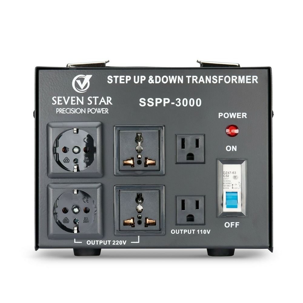 roestvrij gesponsord Verdachte Seven Star Precision Power SSPP-3000 110 220 Volt Step Up Down Transformer  3000W Power Converter